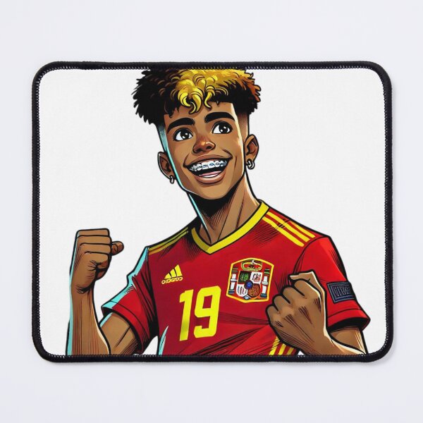 Item preview, Lamine Yamal Comic Football player designed and sold by CyberArtistOne.