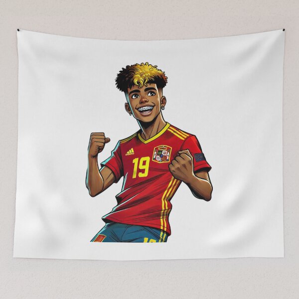 Item preview, Lamine Yamal Comic Football player designed and sold by CyberArtistOne.