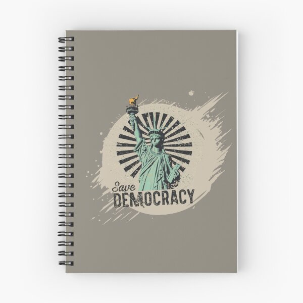 Item preview, future slogan save democracy designed and sold by Moris-shop.