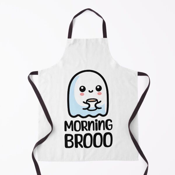 Item preview, Morning Brooo! Cute Coffee Ghost Pun designed and sold by PMCreative.