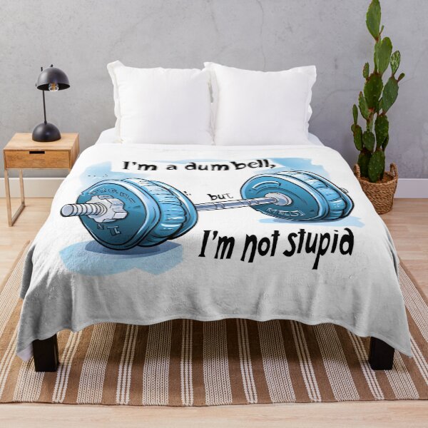 Item preview, I'm a Dumbell, But I'm Not Stupid designed and sold by kjon88.