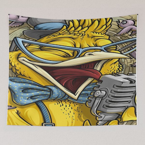 Item preview, Singing Bird designed and sold by leen12 Art Designs Prints.