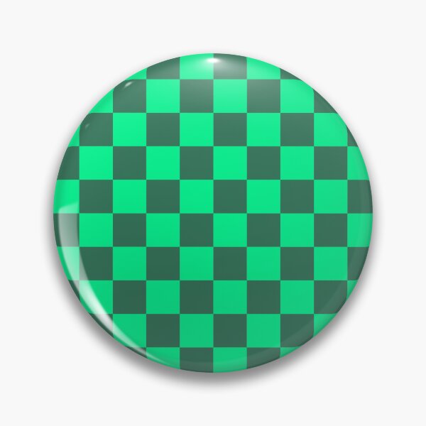 Item preview, Green And Dark Green Checker Pattern  designed and sold by PatternTitan.