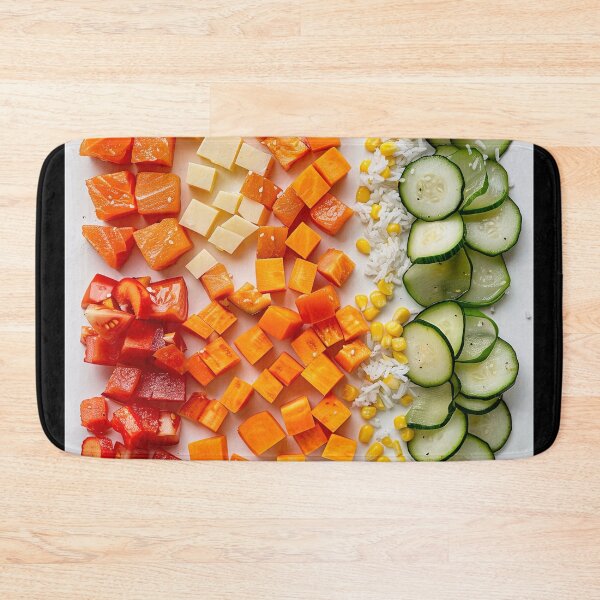 Item preview, Freshly cut vegetables and rice for a colorful salad designed and sold by Jerhus.