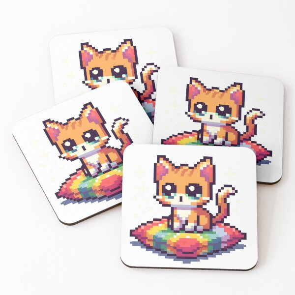 Item preview, Pixel rainbow cat designed and sold by OlivineaPO.