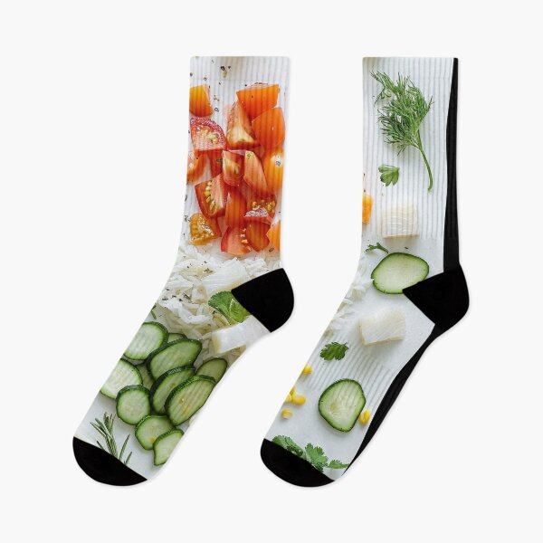 Item preview, Freshly cut vegetables and rice for a colorful salad designed and sold by Jerhus.
