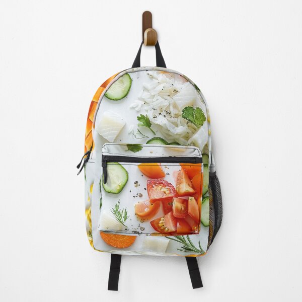 Item preview, Freshly cut vegetables and rice for a colorful salad designed and sold by Jerhus.