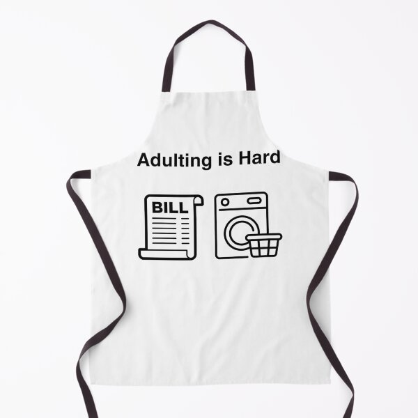 Item preview, Adulting Is Hard Bills and Laundry Illustration designed and sold by Creastore.