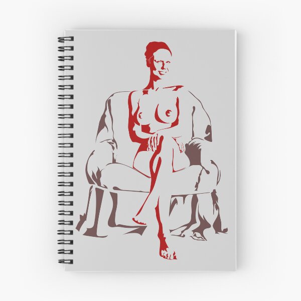 Item preview,  A beautiful, young girl with a magnificent body in a chair in a minimalist style. designed and sold by Ihor Ivanov.