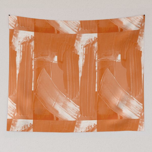 Item preview, Orange brown abstract designed and sold by Eastspacebubble.