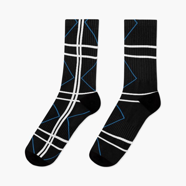 Item preview, French Blue Diamonds Shapes With White Lines - Graphical Artistic Design designed and sold by signshirtz.