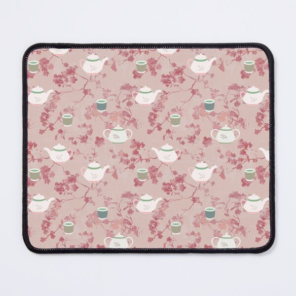 Item preview, Tea pot cherry blossom pink designed and sold by Alessandro Remo Mazzoni Remotextiles.