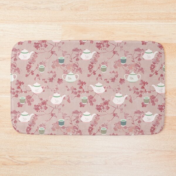 Item preview, Tea pot cherry blossom pink designed and sold by Alessandro Remo Mazzoni Remotextiles.