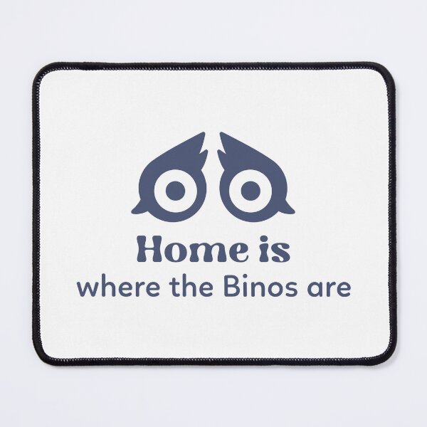 Item preview, Binoculars - Home is Where the Binos are - Birdwatching design designed and sold by TTeamDesigns.