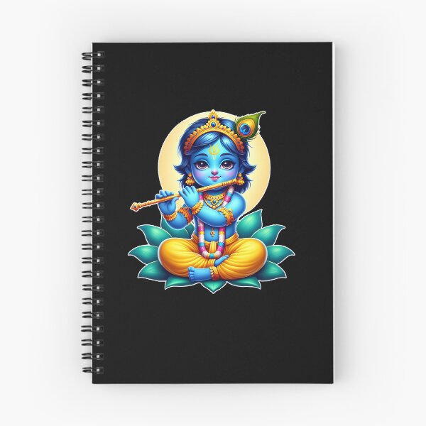 Item preview, Lord Krishna Hinduism mantra designed and sold by DivineMovement.