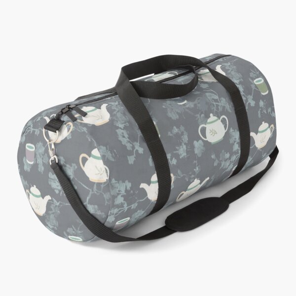 Item preview,  Tea pot cherry blossom  gray designed and sold by Alessandro Remo Mazzoni Remotextiles.