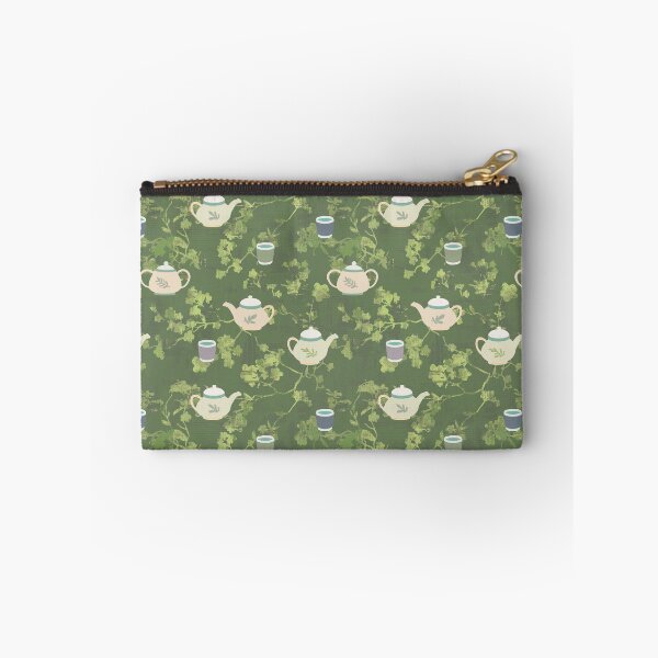 Item preview,  Tea pot cherry blossom green designed and sold by Alessandro Remo Mazzoni Remotextiles.