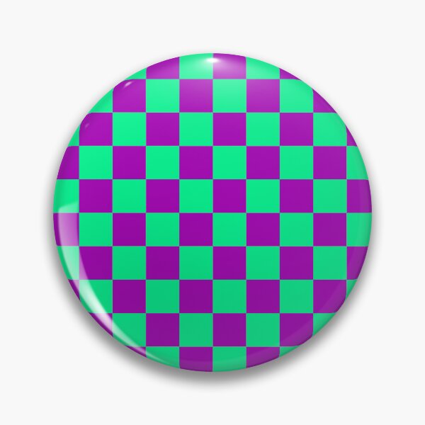 Item preview, Purple Green Checker Pattern Design designed and sold by PatternTitan.