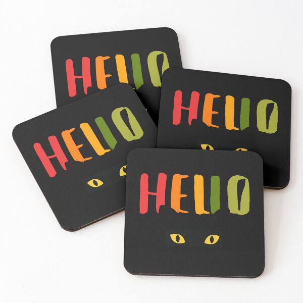 Item preview, Hello from cat designed and sold by Rbnano.