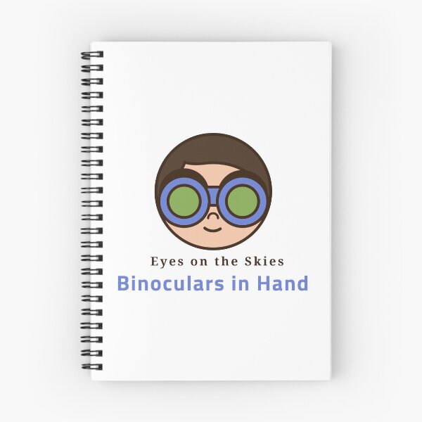 Item preview, Eyes on the Skies - Binoculars in Hand - Birdwatching design designed and sold by TTeamDesigns.