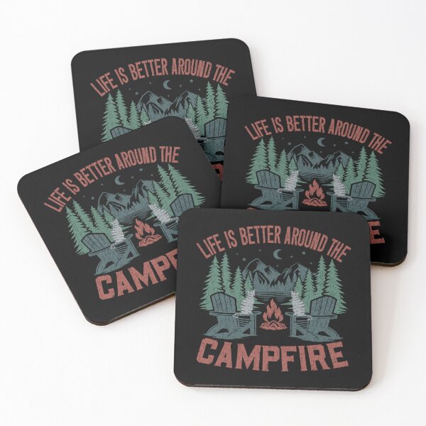 Item preview, Retro camplife cats campfire life is better designed and sold by MatysDesign.