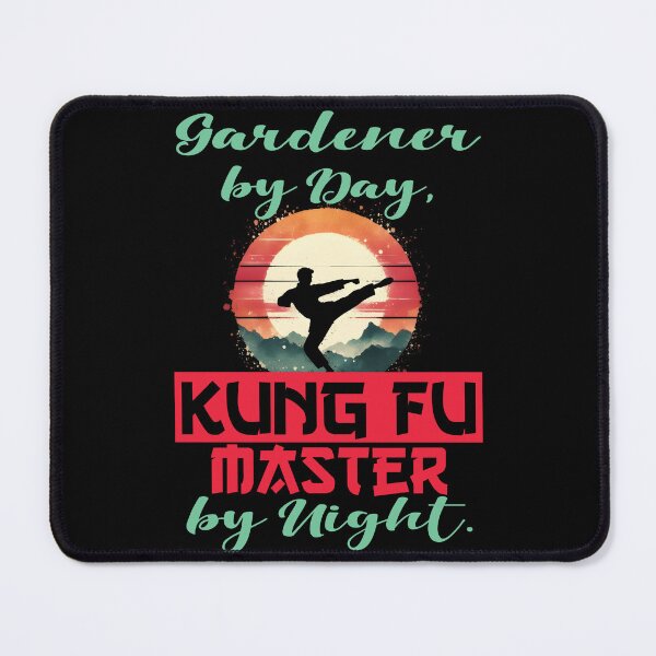 Item preview, Vintage Kung Fu Master & Gardener Dual Life | T-Shirt Design | designed and sold by TheInkyOwl-TIO.