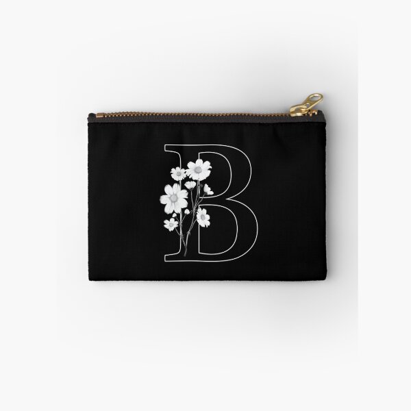 Item preview, Black Letter B Monogram with Flowers designed and sold by To the Lua.