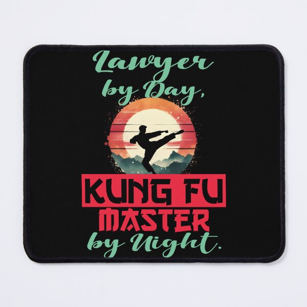 Item preview, Vintage Kung Fu Master & Lawyer Dual Life | T-Shirt Design | designed and sold by TheInkyOwl-TIO.