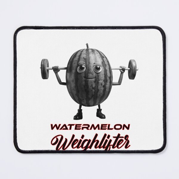 Item preview, Unique Watermelon Weightlifter T-Shirt Designs for Summer Vibes designed and sold by Techflare.