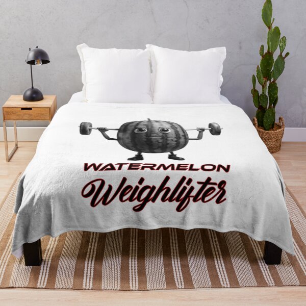 Item preview, Unique Watermelon Weightlifter T-Shirt Designs for Summer Vibes designed and sold by Techflare.