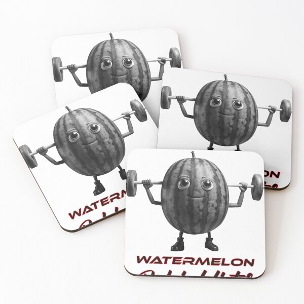 Item preview, Unique Watermelon Weightlifter T-Shirt Designs for Summer Vibes designed and sold by Techflare.