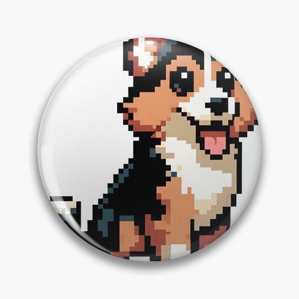 Item preview, Pixel cute German Shepherd Dog designed and sold by OlivineaPO.