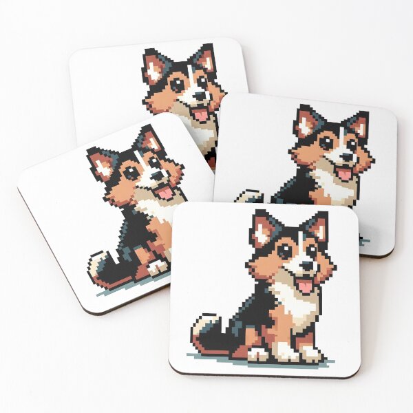 Item preview, Pixel cute German Shepherd Dog designed and sold by OlivineaPO.