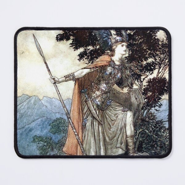 Item preview, Brunhilde - Rhinegold and the Valkyries - Arthur Rackham  designed and sold by forgottenbeauty.