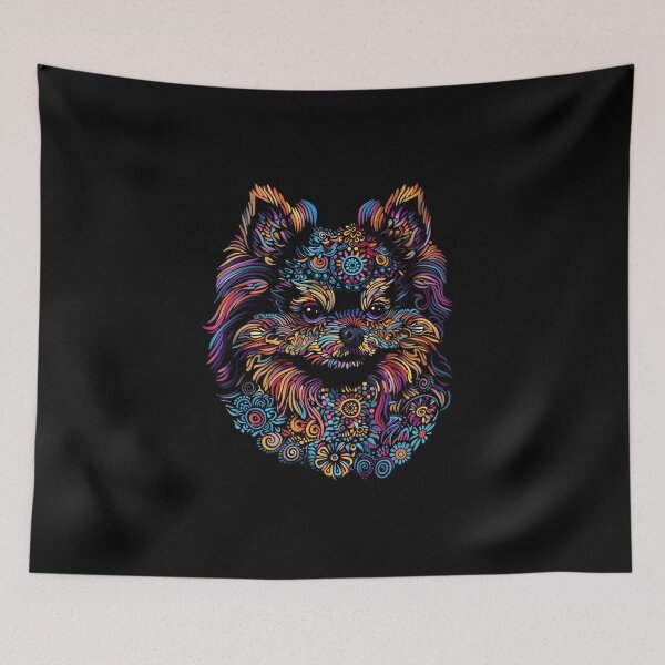 Item preview, Stylized Pomeranian designed and sold by HarmonyTheKoala.