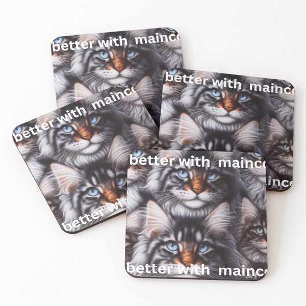 Item preview, Life is Better with Maine Coons Symmetrical Design designed and sold by Puppy Paws.