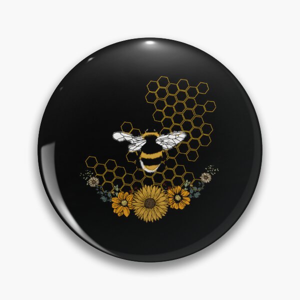 Item preview, 413 Sunflower Bee- Honey Comb Yellow	 designed and sold by qxepfgfkc26.