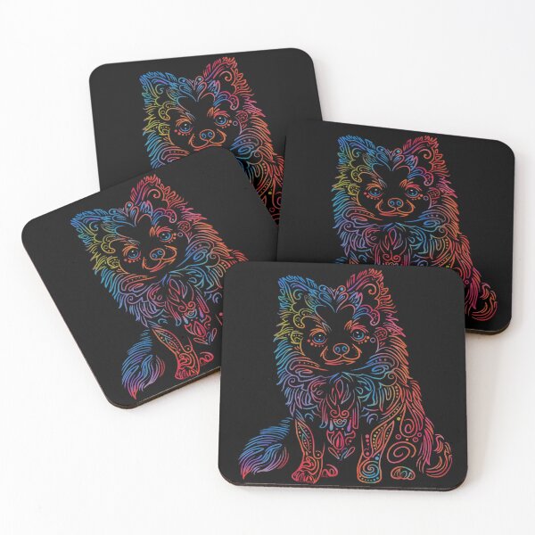 Item preview, Stylized Pomeranian designed and sold by HarmonyTheKoala.