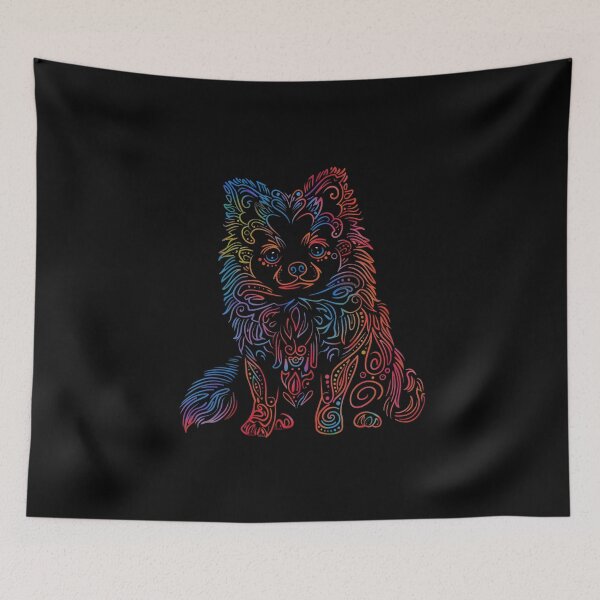 Item preview, Stylized Pomeranian designed and sold by HarmonyTheKoala.