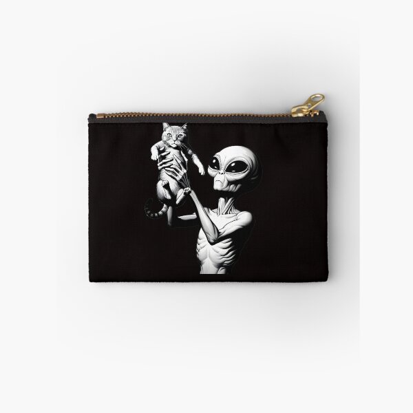 Item preview, Alien With Cute Cat T-shirt designed and sold by aliens-designs.