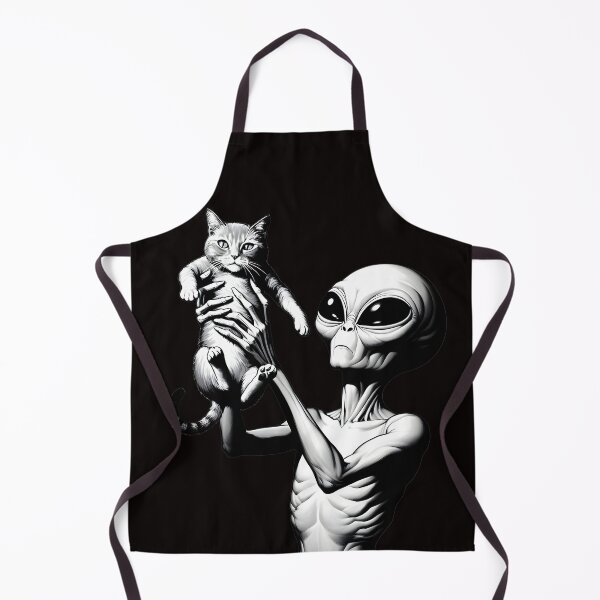 Item preview, Alien With Cute Cat T-shirt designed and sold by aliens-designs.