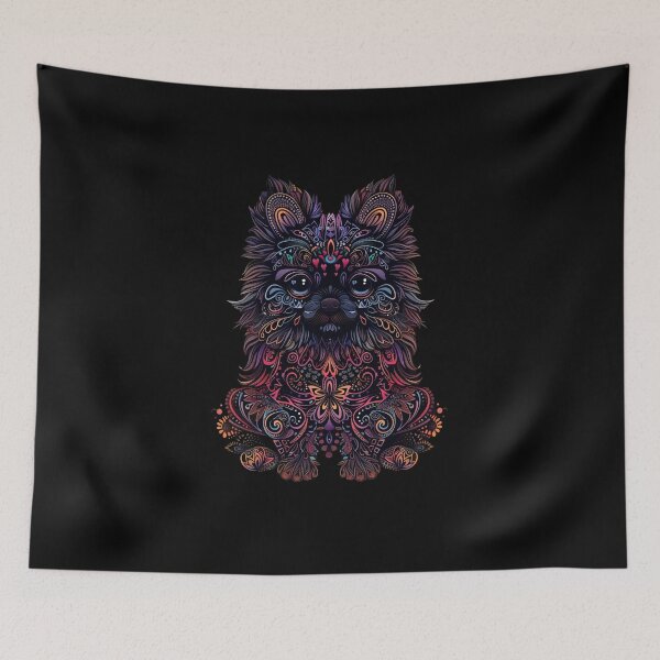 Item preview, Stylized Pomeranian designed and sold by HarmonyTheKoala.