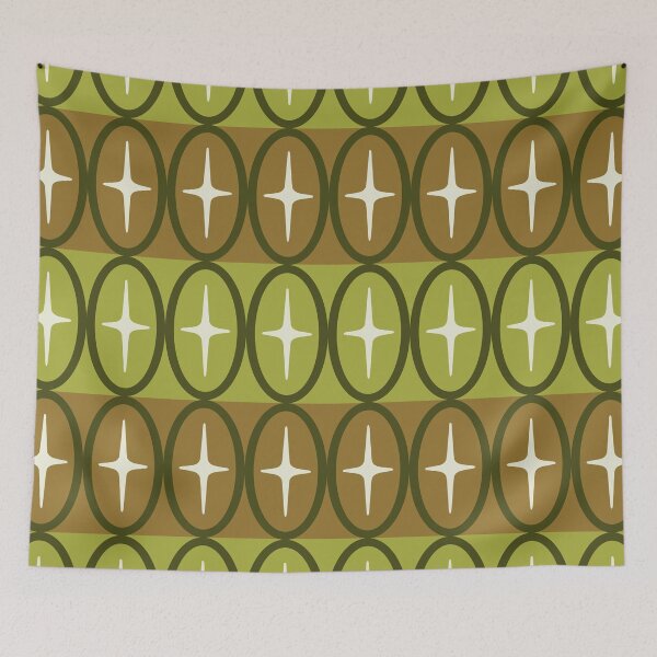 Item preview, Geometric Oval and Starburst Pattern designed and sold by tonymagnerart.