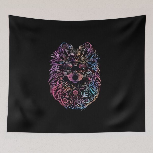 Item preview, Stylized Pomeranian designed and sold by HarmonyTheKoala.