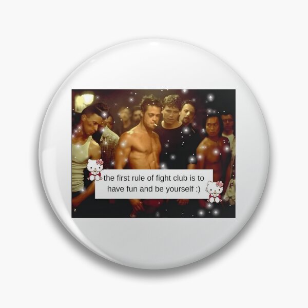 Item preview, 488 The First Rule Of Fight Club Meme	 designed and sold by xfdmbgkaiz39.