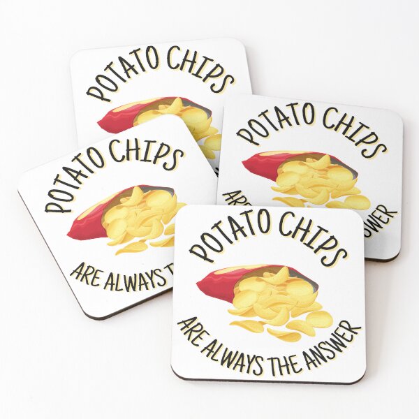 Item preview, Potato chips are always the answer sticker designed and sold by FlawlessDraft.
