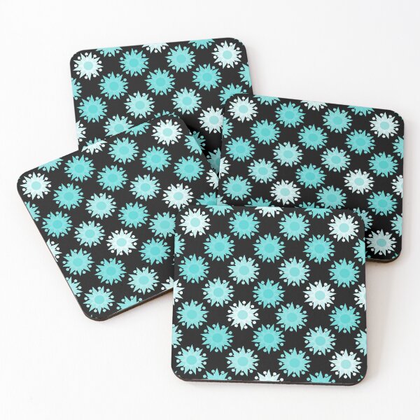 Item preview, DecoSuns Cyans on Black designed and sold by Art in My Loft.