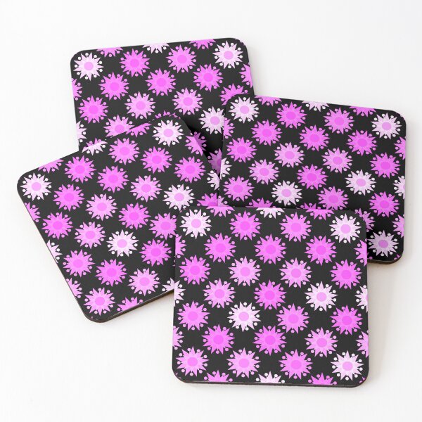 Item preview, DecoSuns Magentas on Black designed and sold by Art in My Loft.