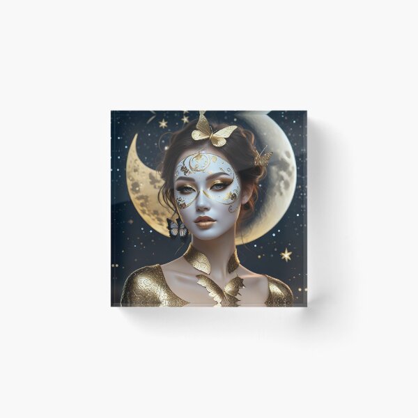 Item preview, The Lady of the Moon, Light your own path, as the moon lights the night designed and sold by roman747.