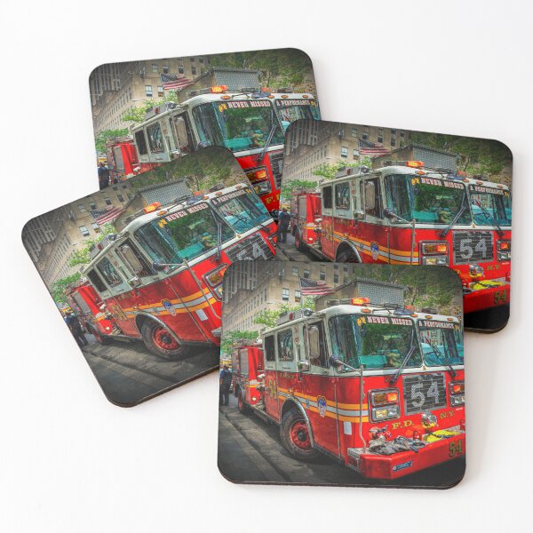 Item preview, Red Fire Department New York Truck designed and sold by Paul Thompson Photography.